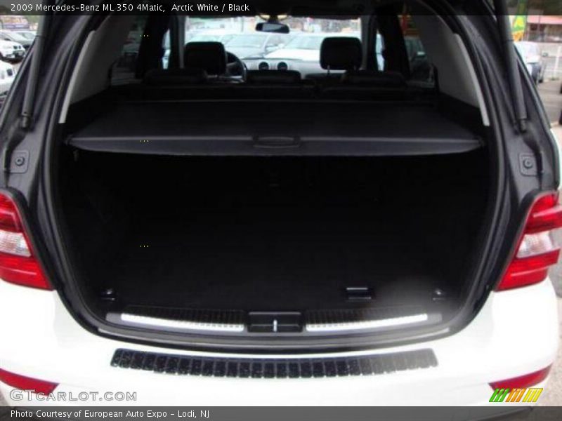 Arctic White / Black 2009 Mercedes-Benz ML 350 4Matic