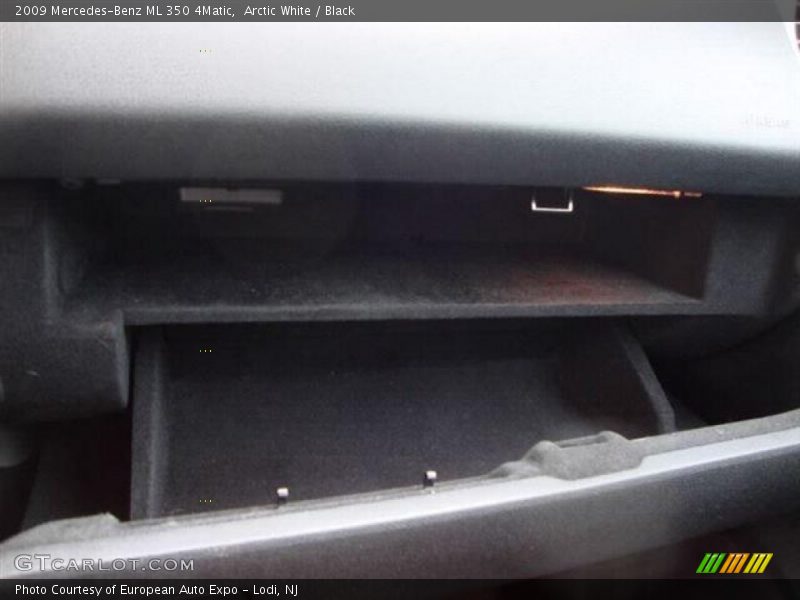 Arctic White / Black 2009 Mercedes-Benz ML 350 4Matic