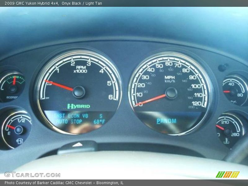 Onyx Black / Light Tan 2009 GMC Yukon Hybrid 4x4
