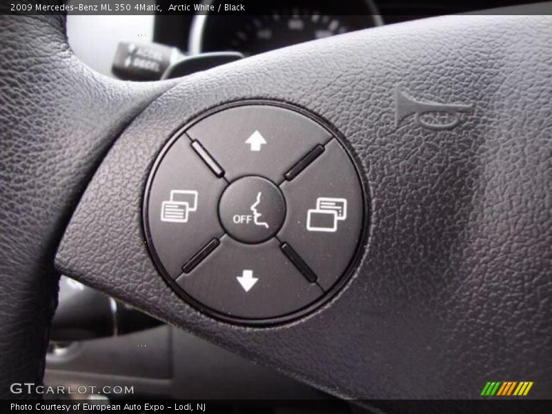 Arctic White / Black 2009 Mercedes-Benz ML 350 4Matic