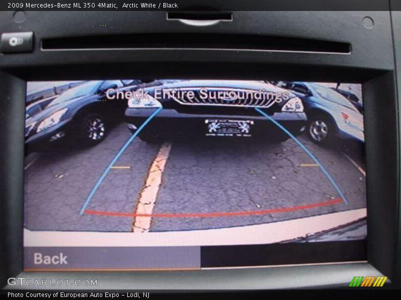 Arctic White / Black 2009 Mercedes-Benz ML 350 4Matic