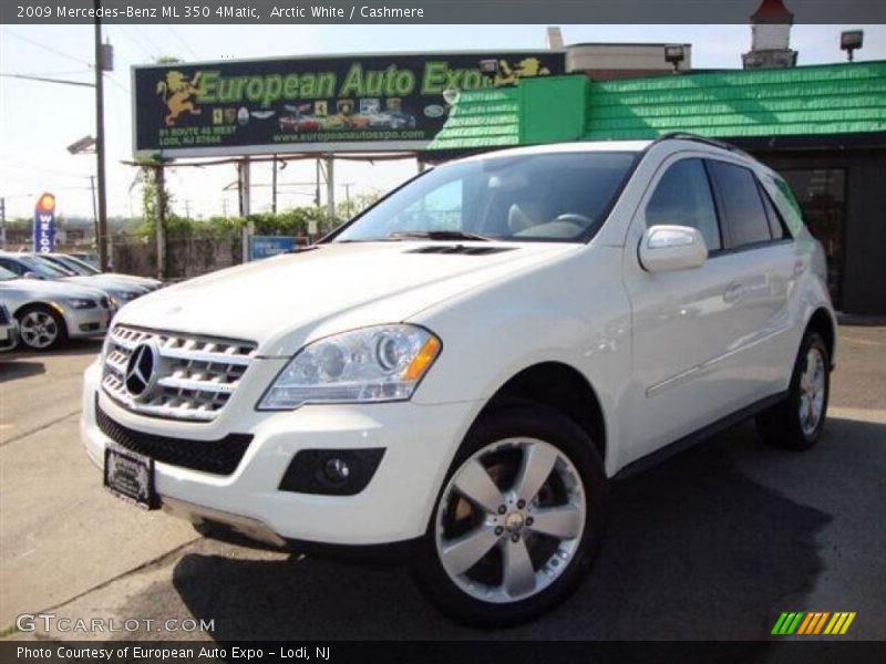 Arctic White / Cashmere 2009 Mercedes-Benz ML 350 4Matic