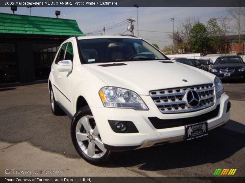 Arctic White / Cashmere 2009 Mercedes-Benz ML 350 4Matic