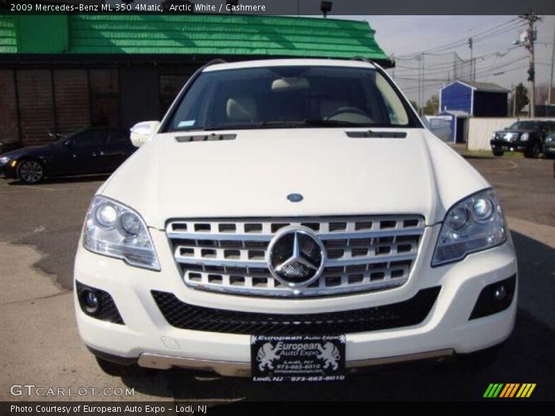 Arctic White / Cashmere 2009 Mercedes-Benz ML 350 4Matic