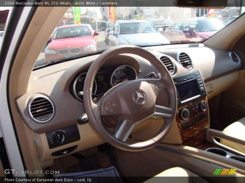 Arctic White / Cashmere 2009 Mercedes-Benz ML 350 4Matic