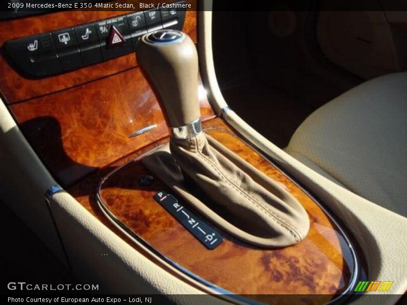 Black / Cashmere 2009 Mercedes-Benz E 350 4Matic Sedan
