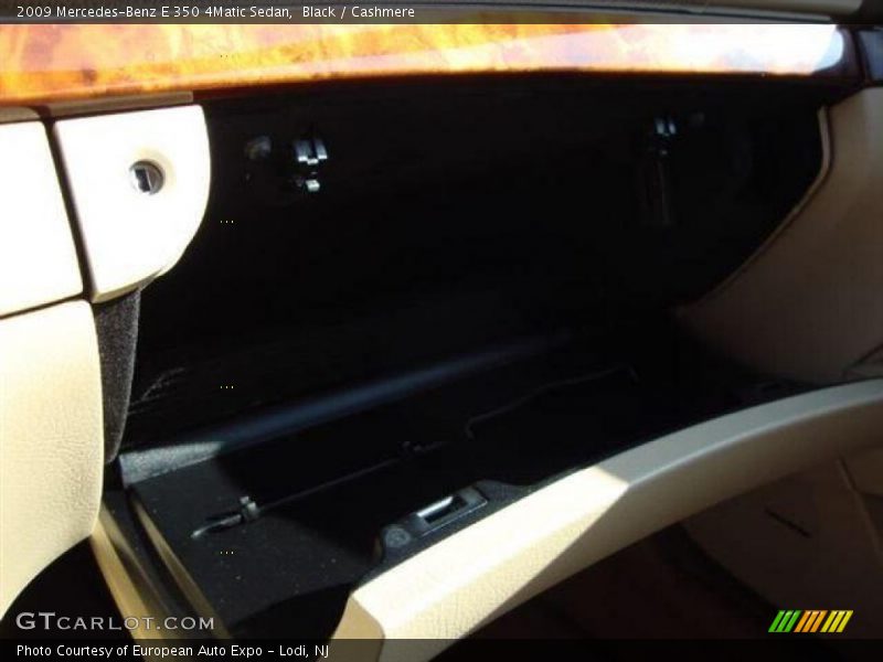 Black / Cashmere 2009 Mercedes-Benz E 350 4Matic Sedan