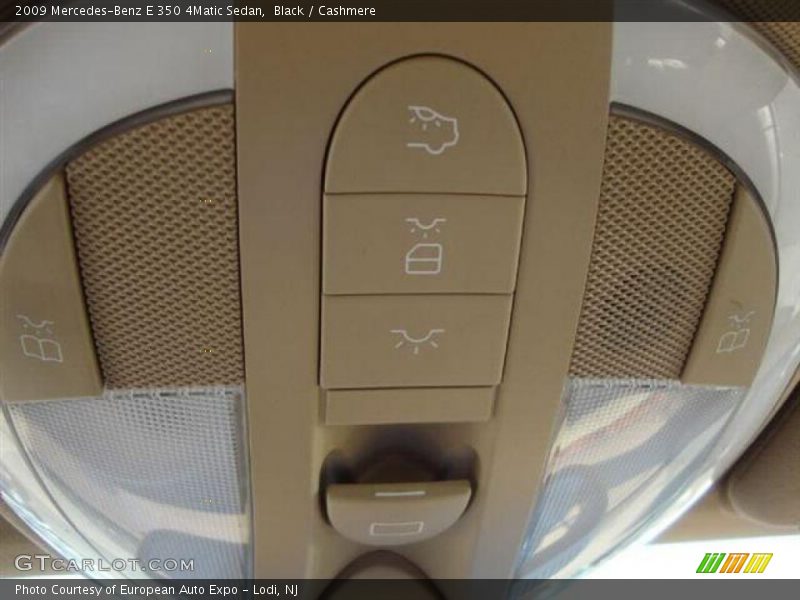 Black / Cashmere 2009 Mercedes-Benz E 350 4Matic Sedan