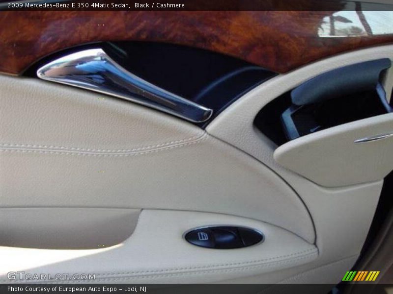 Black / Cashmere 2009 Mercedes-Benz E 350 4Matic Sedan