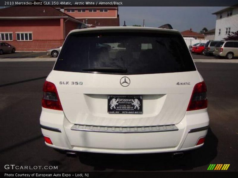Arctic White / Almond/Black 2010 Mercedes-Benz GLK 350 4Matic
