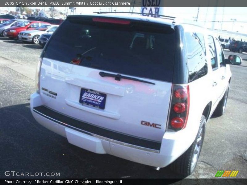 Summit White / Cocoa/Light Cashmere 2009 GMC Yukon Denali AWD