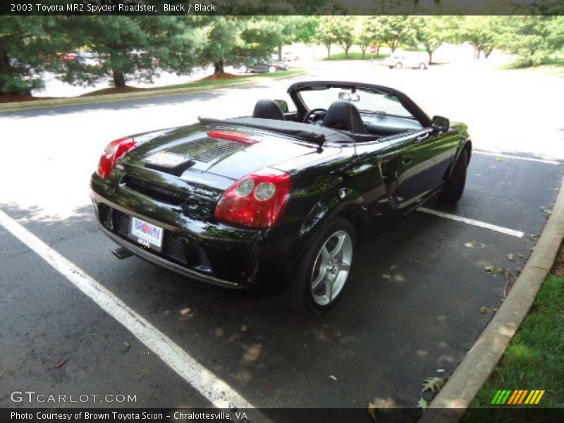 Black / Black 2003 Toyota MR2 Spyder Roadster