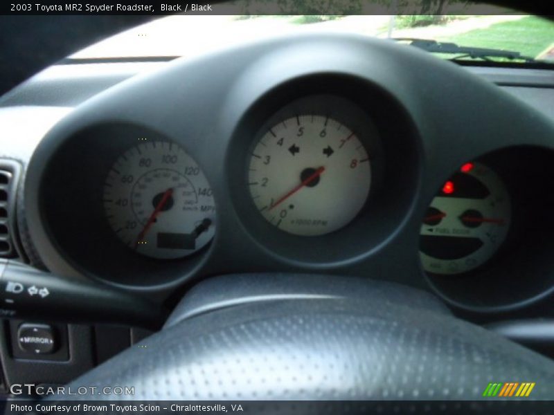 Black / Black 2003 Toyota MR2 Spyder Roadster