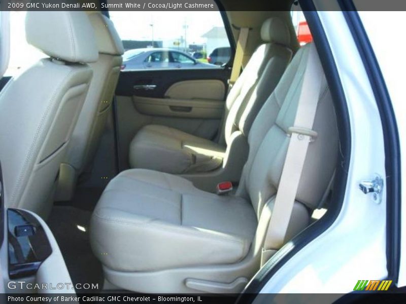 Summit White / Cocoa/Light Cashmere 2009 GMC Yukon Denali AWD