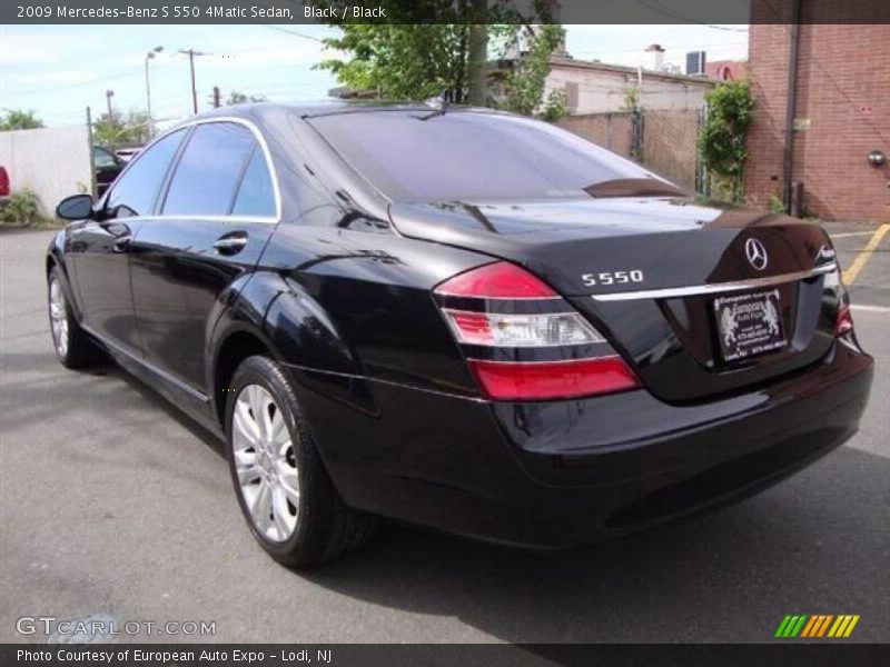 Black / Black 2009 Mercedes-Benz S 550 4Matic Sedan