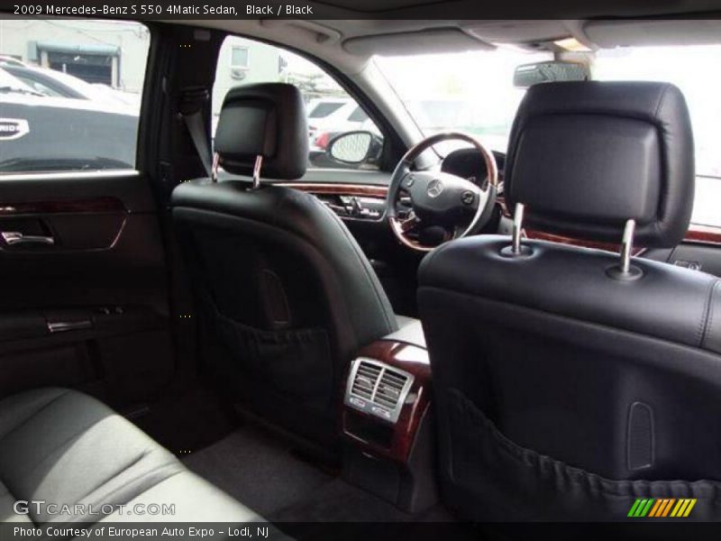 Black / Black 2009 Mercedes-Benz S 550 4Matic Sedan