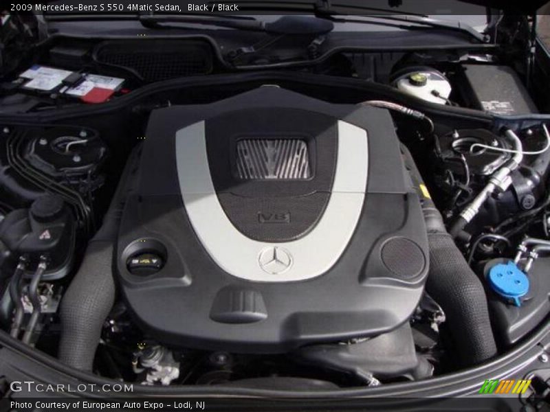 Black / Black 2009 Mercedes-Benz S 550 4Matic Sedan