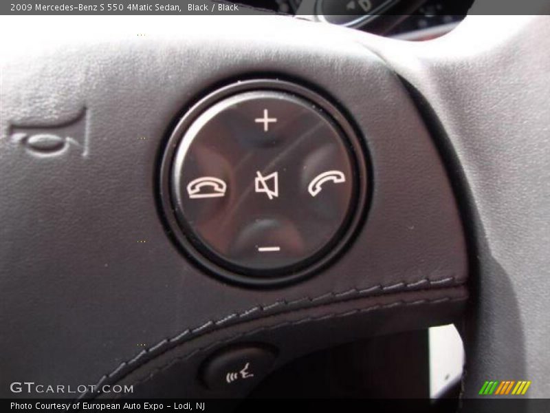 Black / Black 2009 Mercedes-Benz S 550 4Matic Sedan