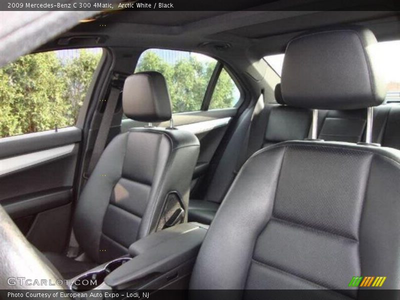 Arctic White / Black 2009 Mercedes-Benz C 300 4Matic