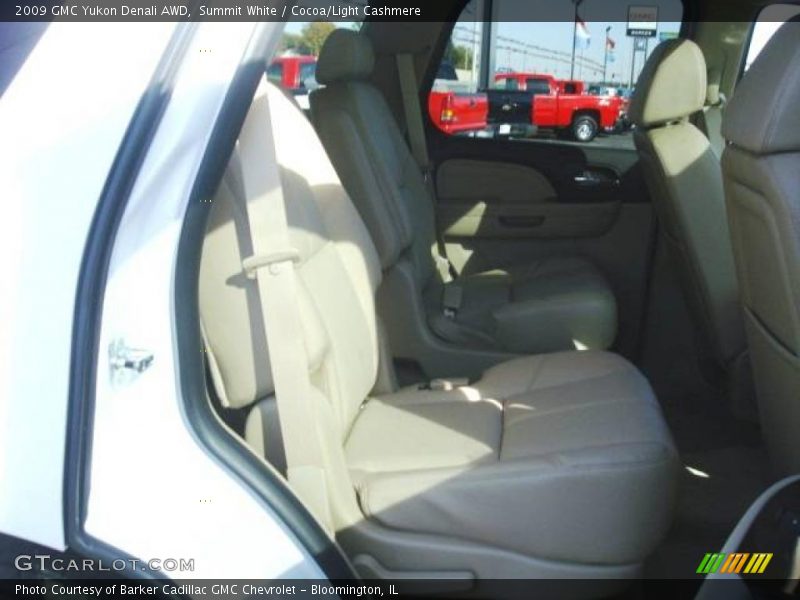 Summit White / Cocoa/Light Cashmere 2009 GMC Yukon Denali AWD