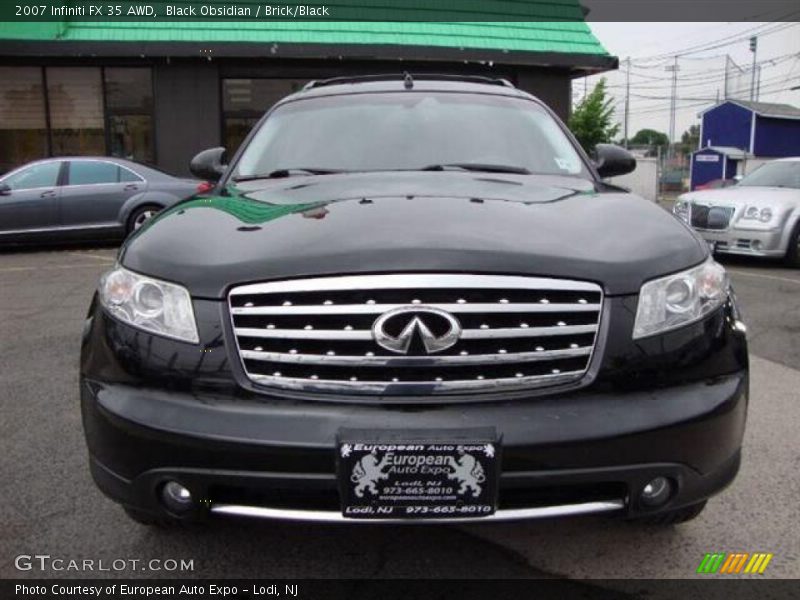 Black Obsidian / Brick/Black 2007 Infiniti FX 35 AWD