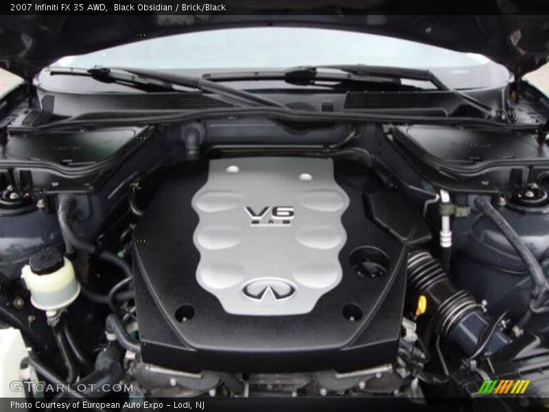 Black Obsidian / Brick/Black 2007 Infiniti FX 35 AWD