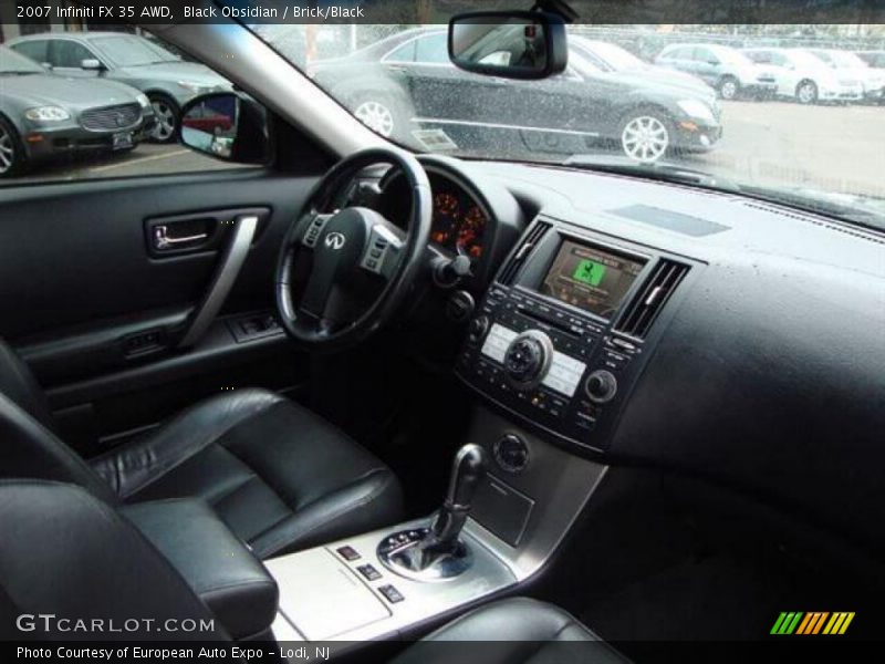 Black Obsidian / Brick/Black 2007 Infiniti FX 35 AWD