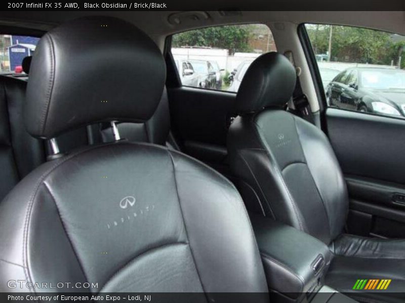 Black Obsidian / Brick/Black 2007 Infiniti FX 35 AWD