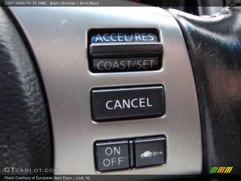Black Obsidian / Brick/Black 2007 Infiniti FX 35 AWD
