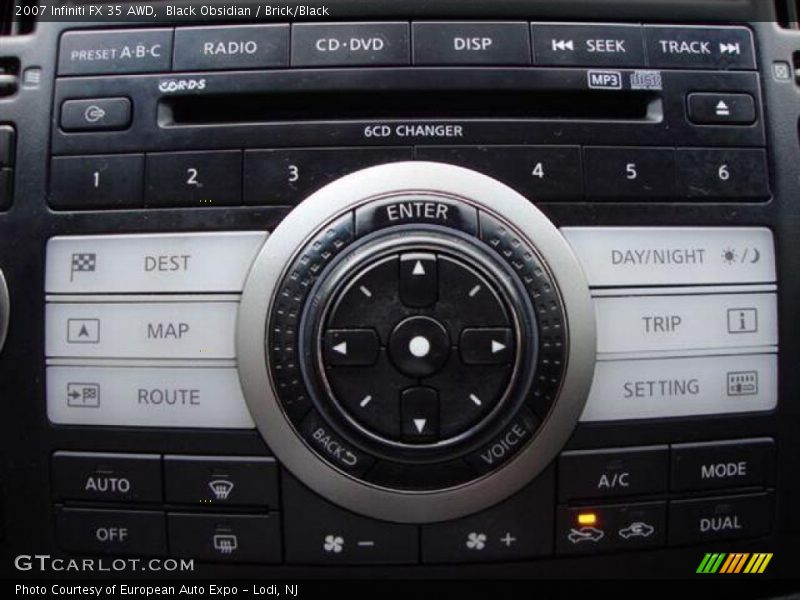 Black Obsidian / Brick/Black 2007 Infiniti FX 35 AWD