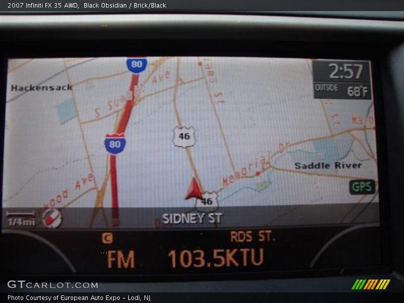 Black Obsidian / Brick/Black 2007 Infiniti FX 35 AWD