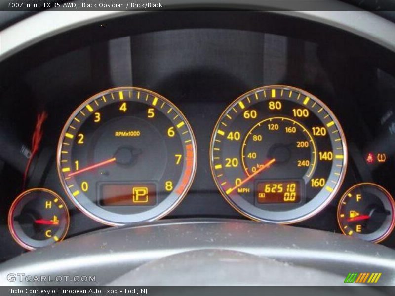 Black Obsidian / Brick/Black 2007 Infiniti FX 35 AWD