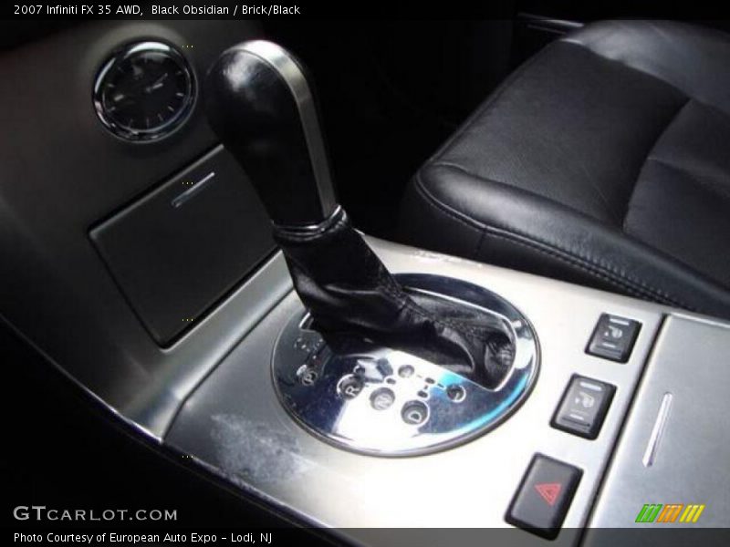 Black Obsidian / Brick/Black 2007 Infiniti FX 35 AWD