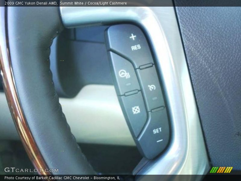 Summit White / Cocoa/Light Cashmere 2009 GMC Yukon Denali AWD