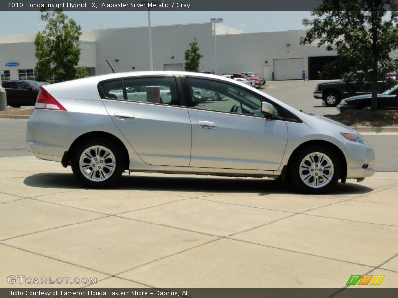 Alabaster Silver Metallic / Gray 2010 Honda Insight Hybrid EX