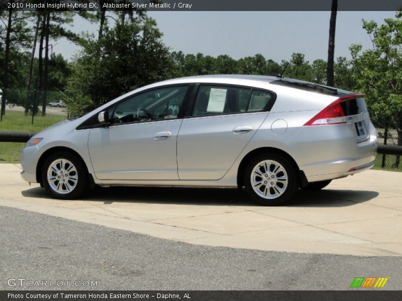 Alabaster Silver Metallic / Gray 2010 Honda Insight Hybrid EX