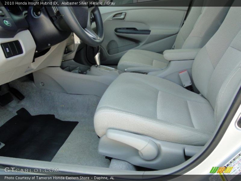 Alabaster Silver Metallic / Gray 2010 Honda Insight Hybrid EX