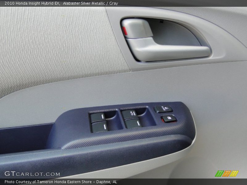 Alabaster Silver Metallic / Gray 2010 Honda Insight Hybrid EX
