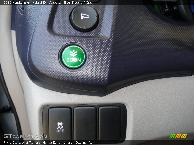 Alabaster Silver Metallic / Gray 2010 Honda Insight Hybrid EX