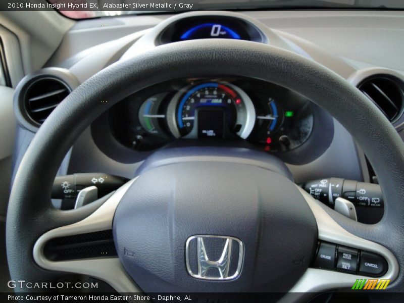 Alabaster Silver Metallic / Gray 2010 Honda Insight Hybrid EX