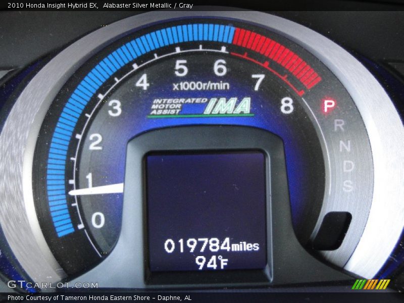 Alabaster Silver Metallic / Gray 2010 Honda Insight Hybrid EX