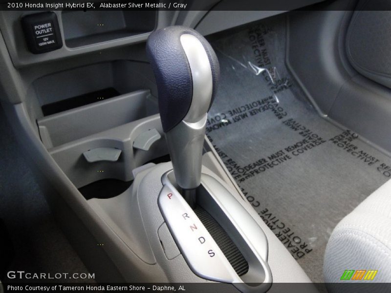 Alabaster Silver Metallic / Gray 2010 Honda Insight Hybrid EX