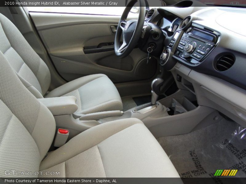 Alabaster Silver Metallic / Gray 2010 Honda Insight Hybrid EX