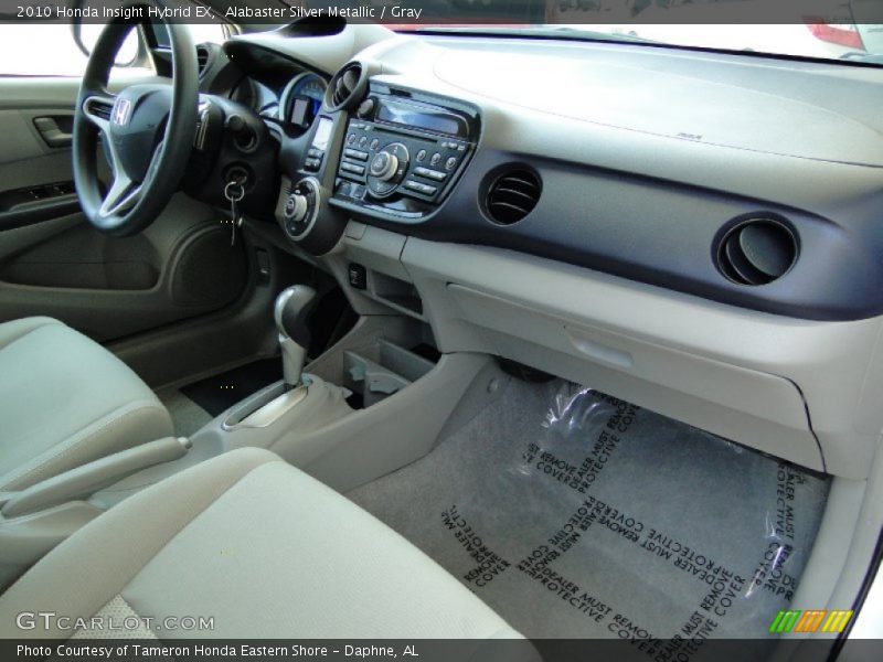 Alabaster Silver Metallic / Gray 2010 Honda Insight Hybrid EX