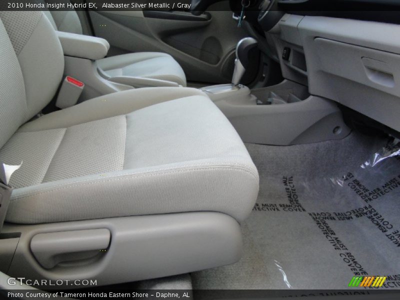 Alabaster Silver Metallic / Gray 2010 Honda Insight Hybrid EX