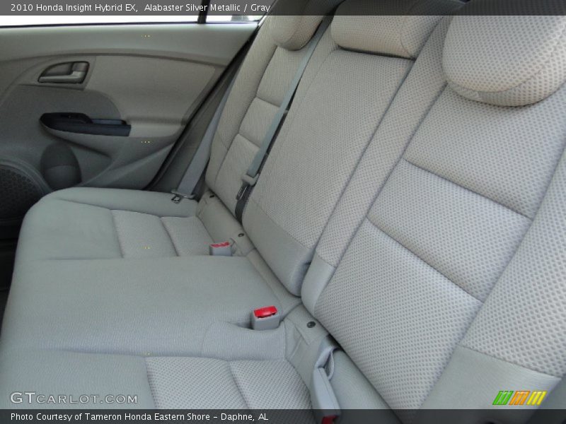 Alabaster Silver Metallic / Gray 2010 Honda Insight Hybrid EX