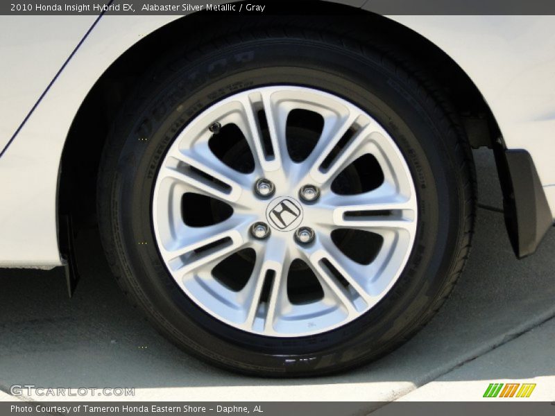 Alabaster Silver Metallic / Gray 2010 Honda Insight Hybrid EX