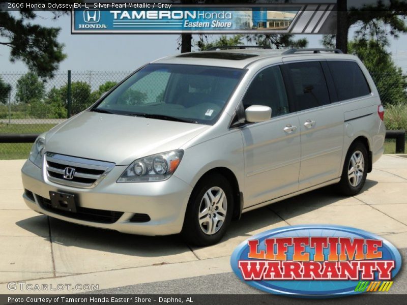Silver Pearl Metallic / Gray 2006 Honda Odyssey EX-L
