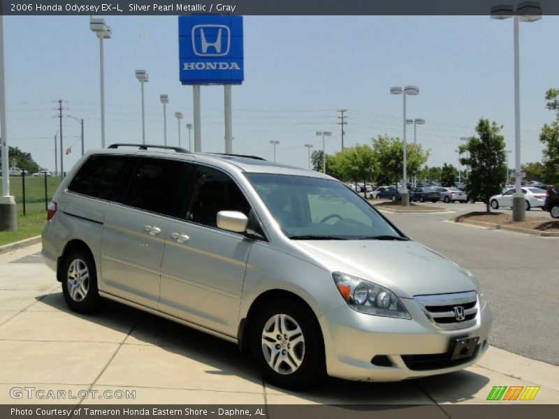 Silver Pearl Metallic / Gray 2006 Honda Odyssey EX-L