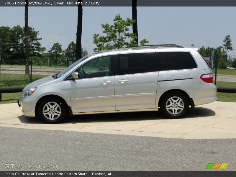 Silver Pearl Metallic / Gray 2006 Honda Odyssey EX-L